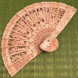 Chinese Crafted Bovine bone Fan
